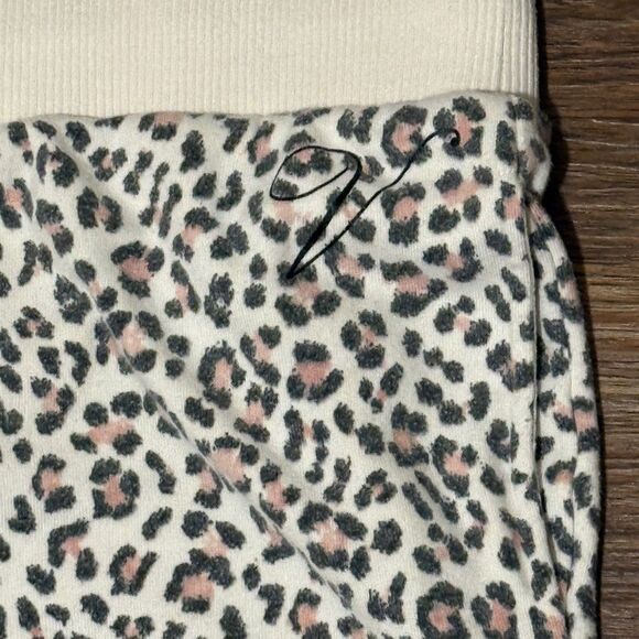 Victoria's Secret Fleece Drawstring Pants Joggers Cream Tan Black Size XXL - Picture 11 of 12